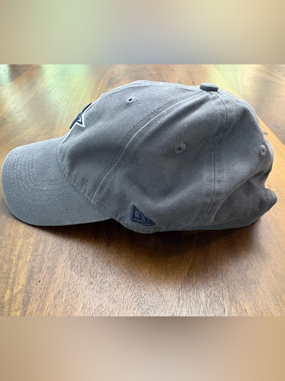 New Era 9TWENTY Dallas Cowboys NFL Women’s Adjustable Hat Cap Gray/Blue - Picture 2 of 13
